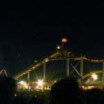 another pier at night