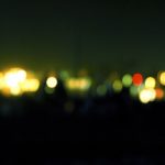 beach front at night
