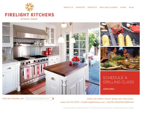 Firelight Kitchens Site Build